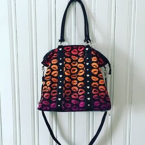 Betsey Johnson oversized duffel tote